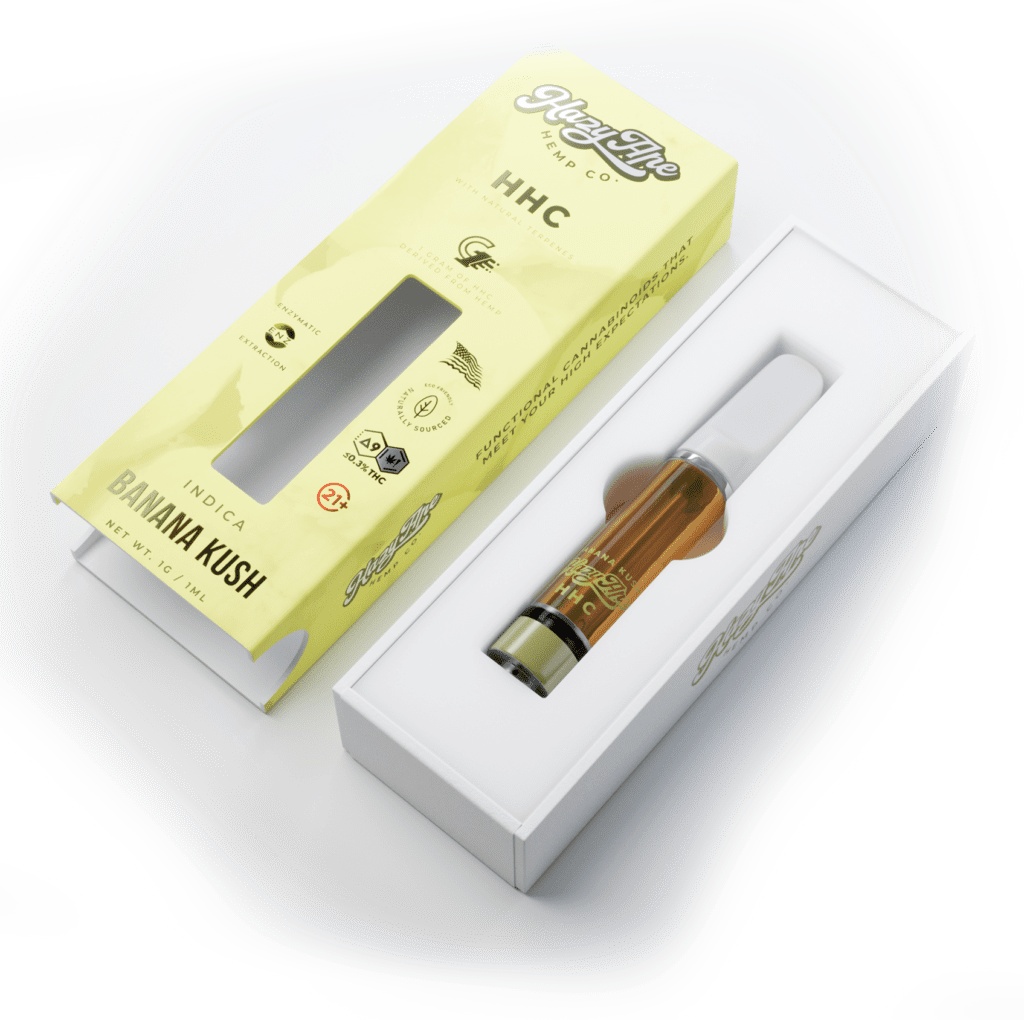 Banana Kush HHC Vape Cartridge Hazy Ape